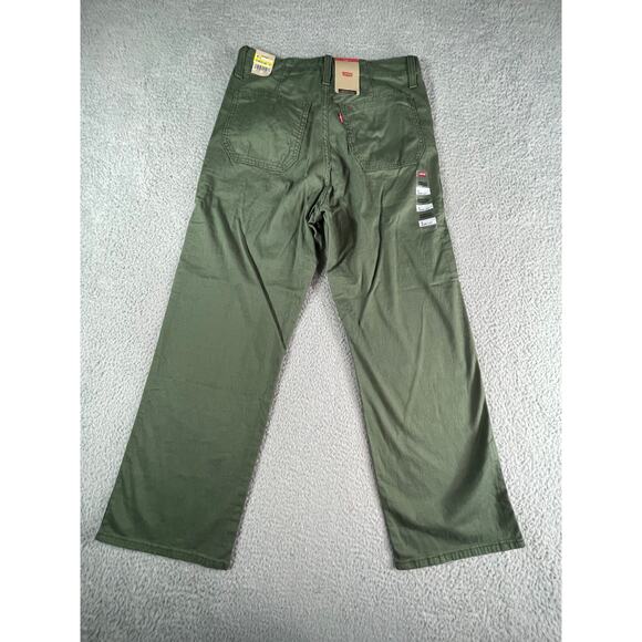 Levi's Pants Womens W29 L27 Green Combat Surplus Straight High-Rise Khaki NWT - Picture 7 of 10